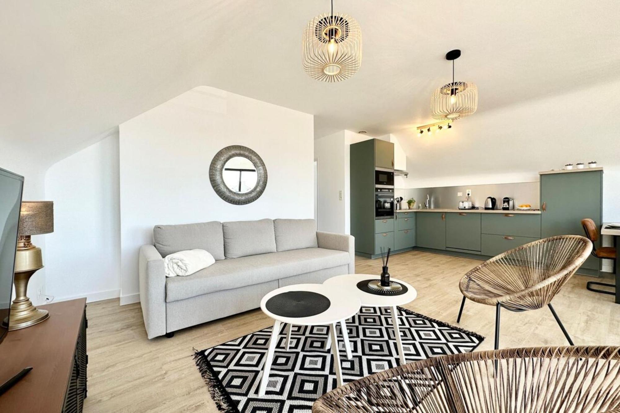 T2 Neuf Top Cocooning Terrasse - Face A La Mer Ploemeur Buitenkant foto